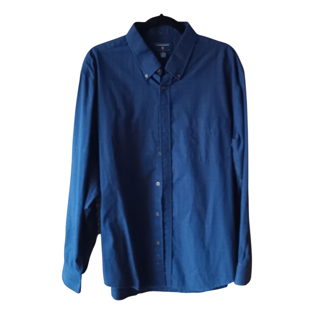 Saddlebred Men's Deep Blue Button Down Shirt